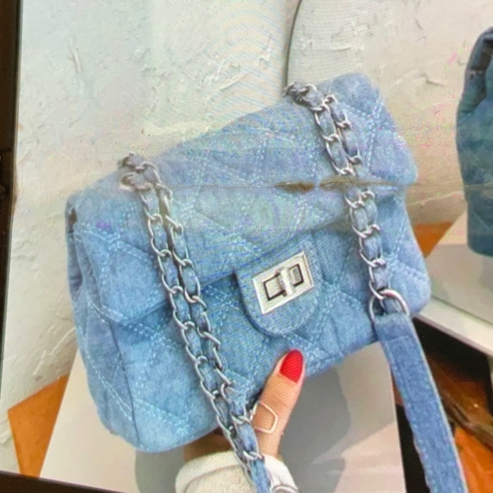 New denim crossbody